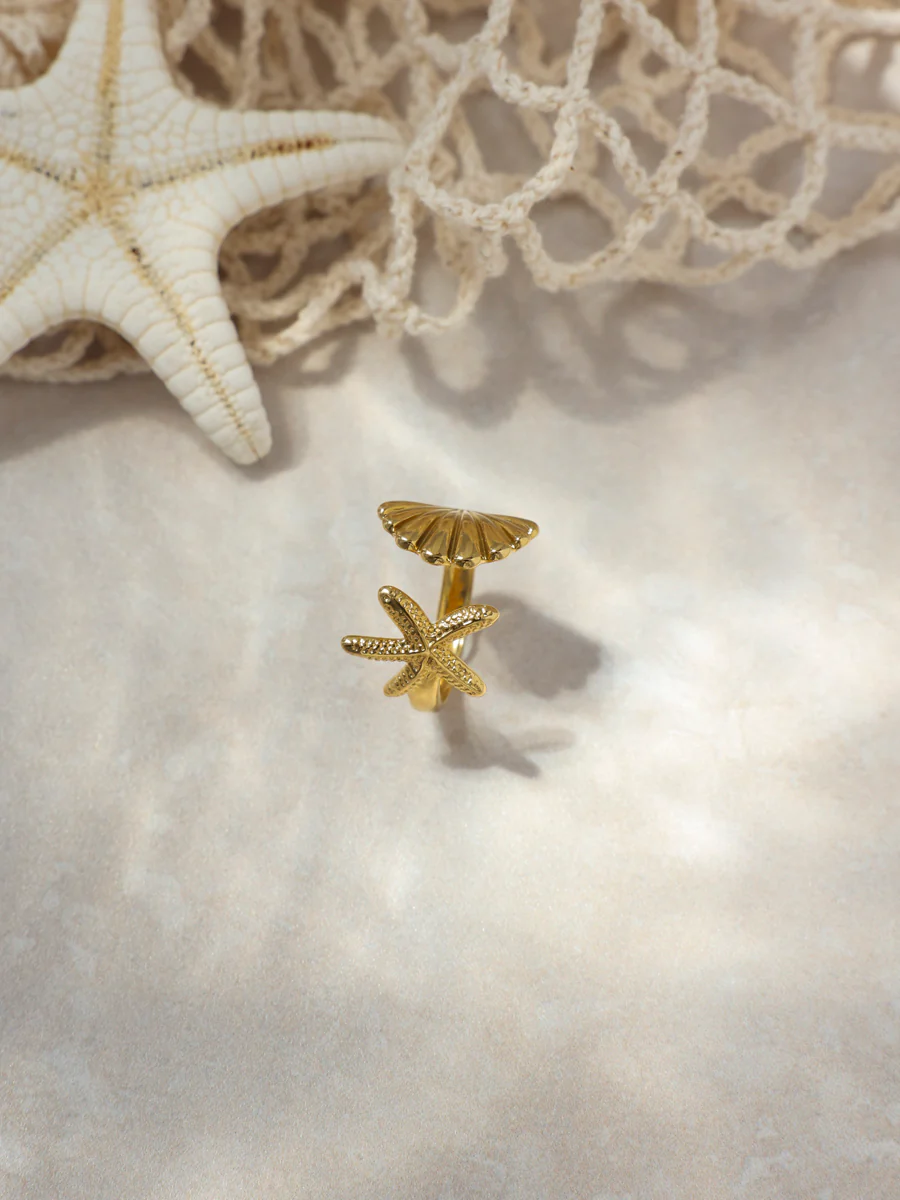 Shell Starfish Ring - Image 4