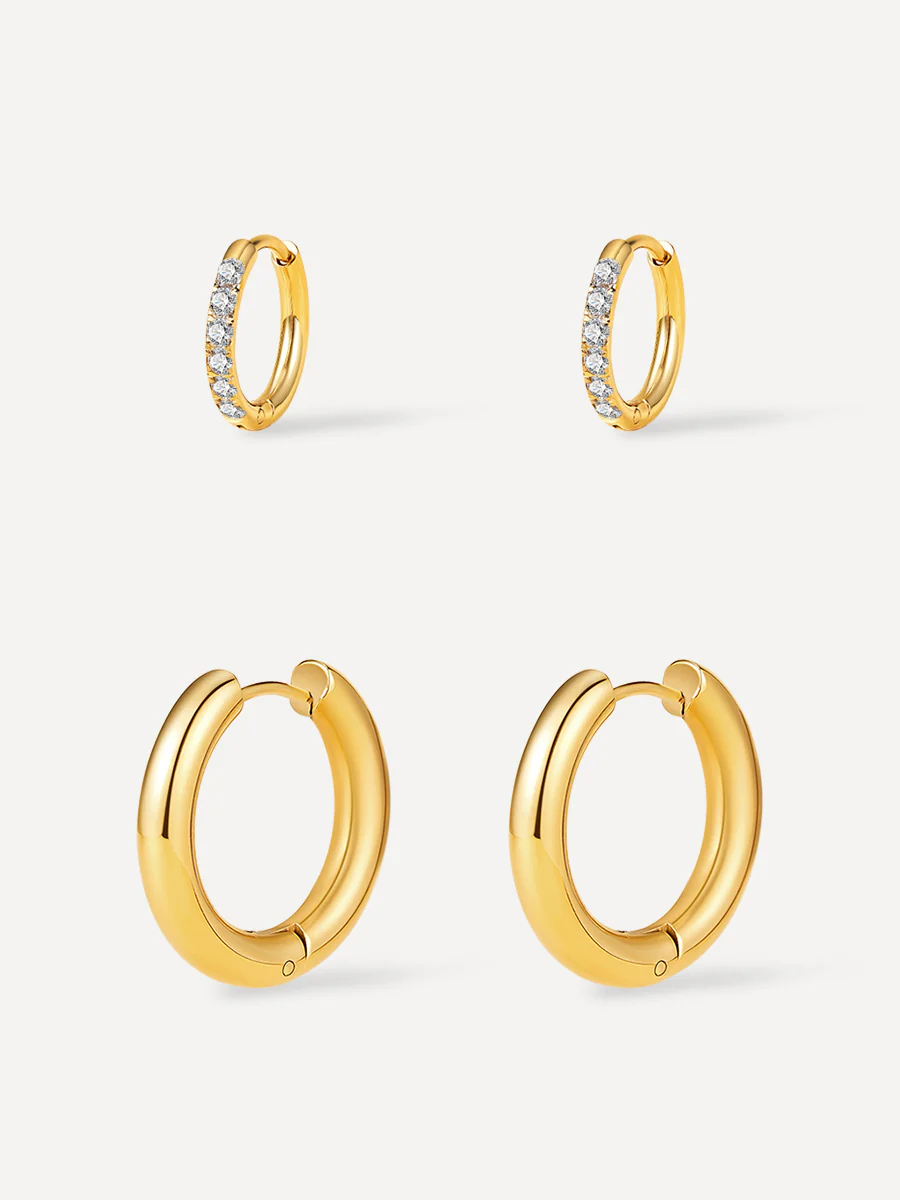 Shine And Glossy Hoops Set - Image 4