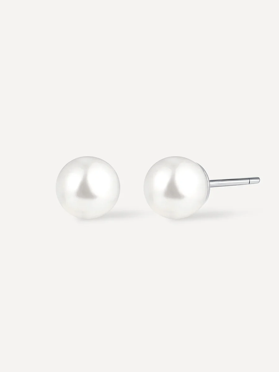 Simple Pearl Ohrringe - Image 11