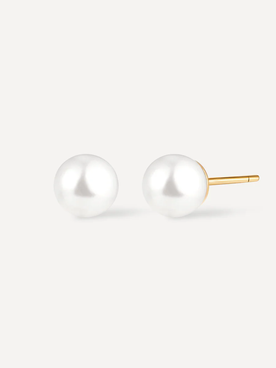 Simple Pearl Ohrringe - Image 13