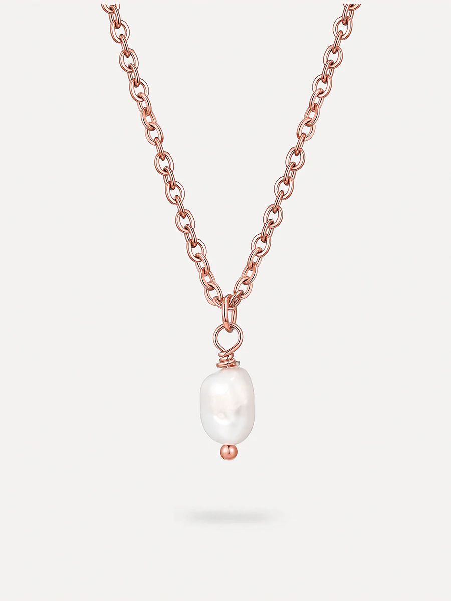 Simple Pearl Pendant Kette - Image 16