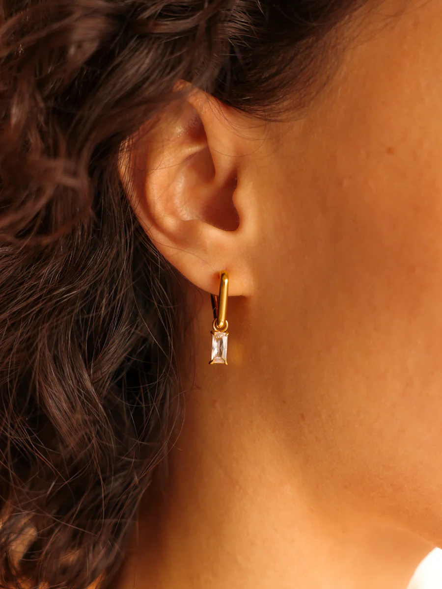 4x8mm Simplicity Shine Medium Ohrring-Charm - Image 3