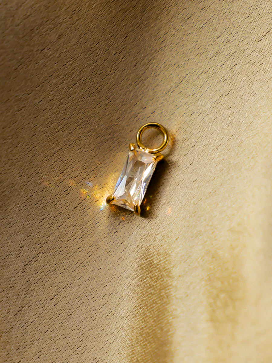 4x8mm Simplicity Shine Medium Ohrring-Charm - Image 4