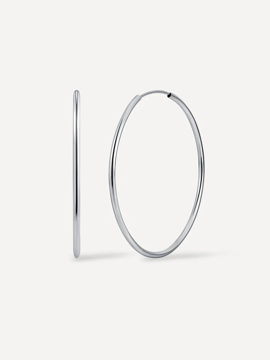 Slim Hoop Extra Large Ohrringe - Image 11