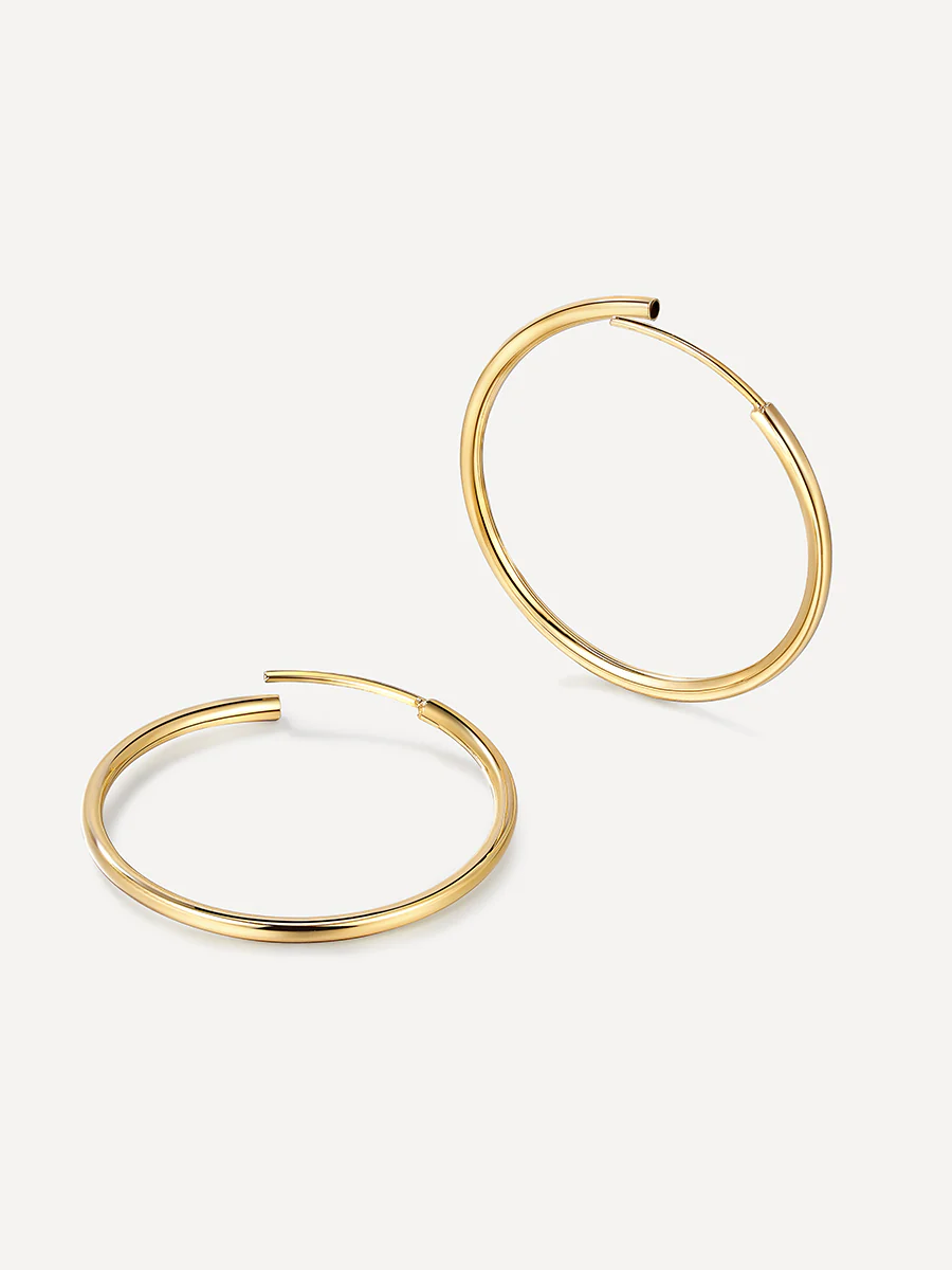 Slim Hoop Large Ohrringe - Image 8