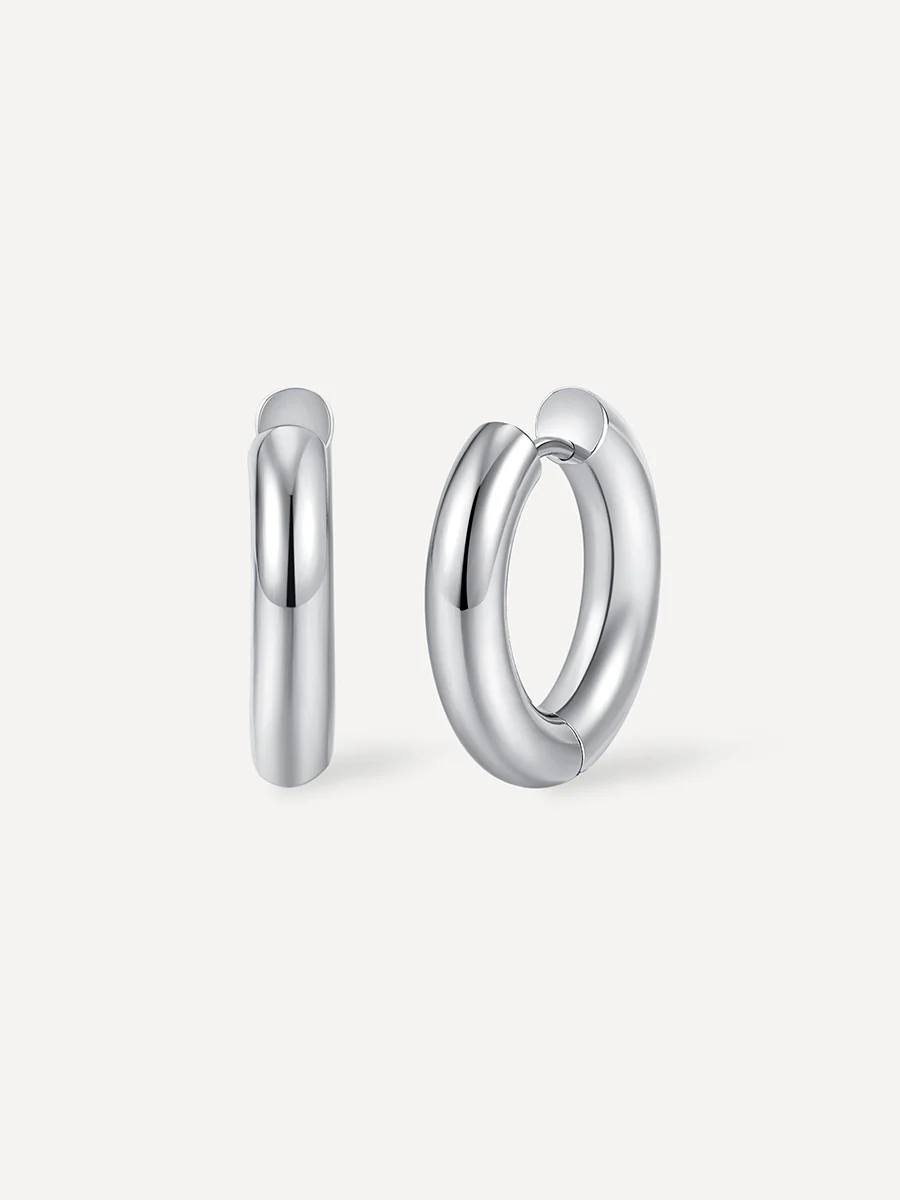 Smooth Hoop Regular Ohrringe - Image 8