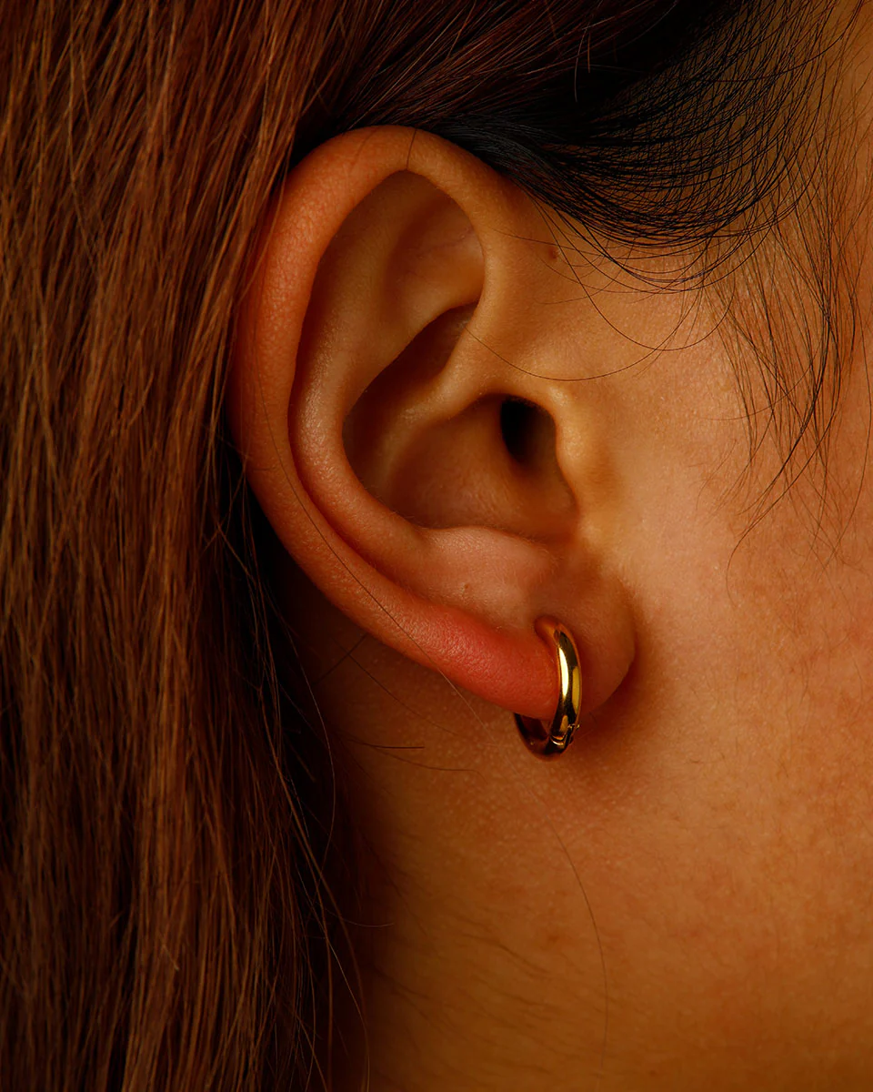 SMOOTH HOOP SMALL OHRRINGE - Image 6