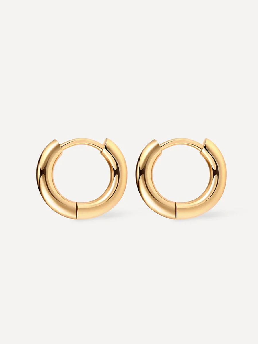 SMOOTH HOOP SMALL OHRRINGE - Image 9