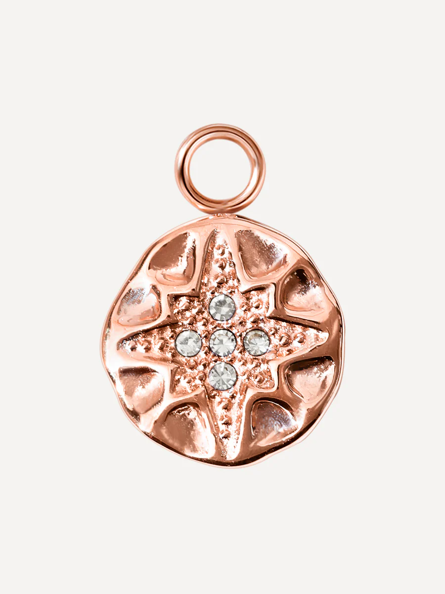 12,3x12,3mm Snowflake Glow Ohrring-Charm - Image 3