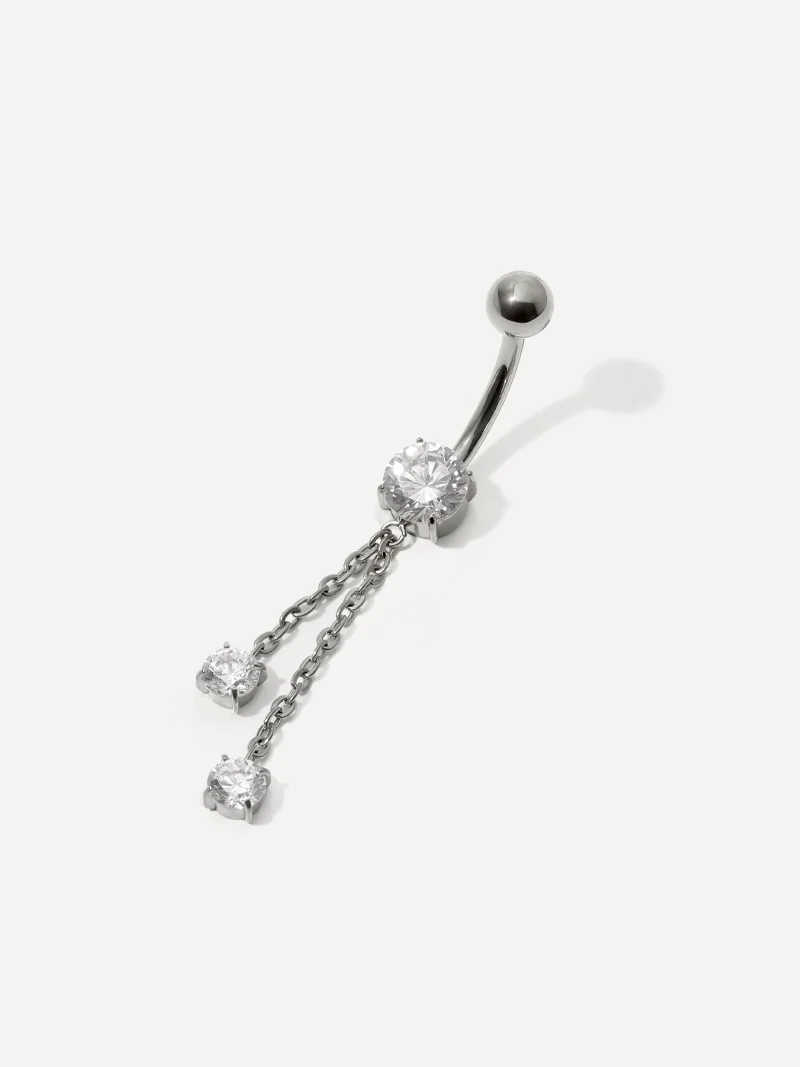 Sparkling Flow Titan Bauchnabelpiercing - Image 3