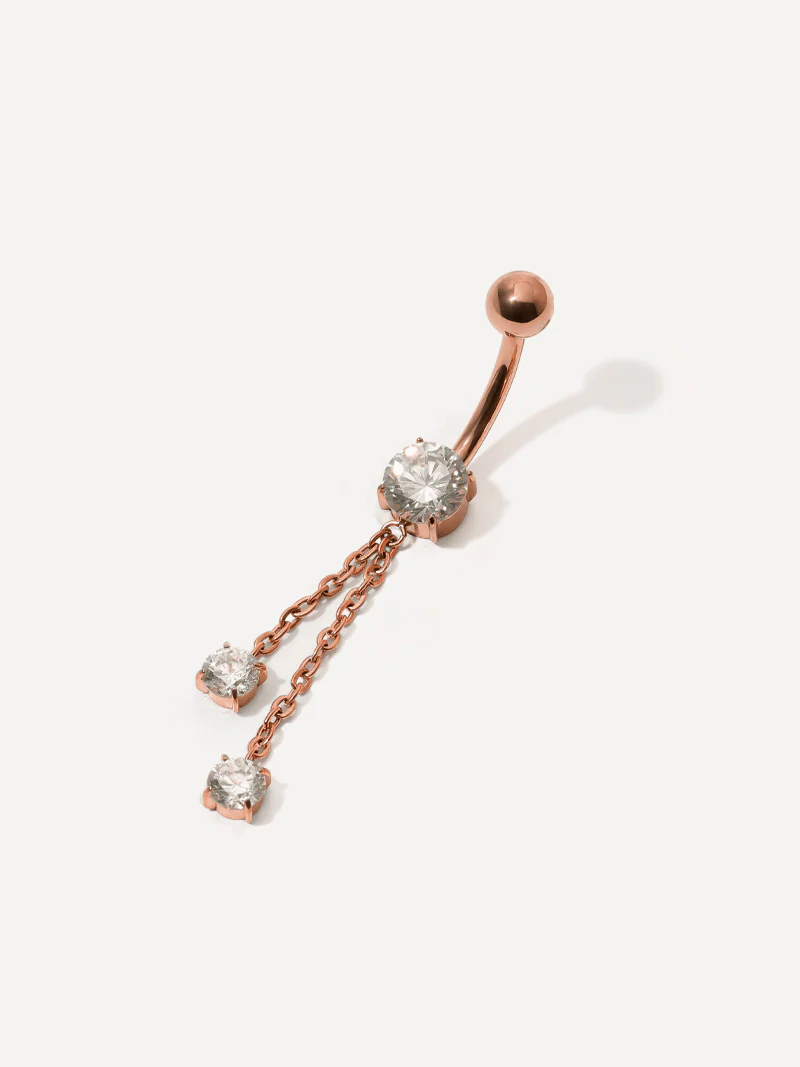 Sparkling Flow Titan Bauchnabelpiercing - Image 4