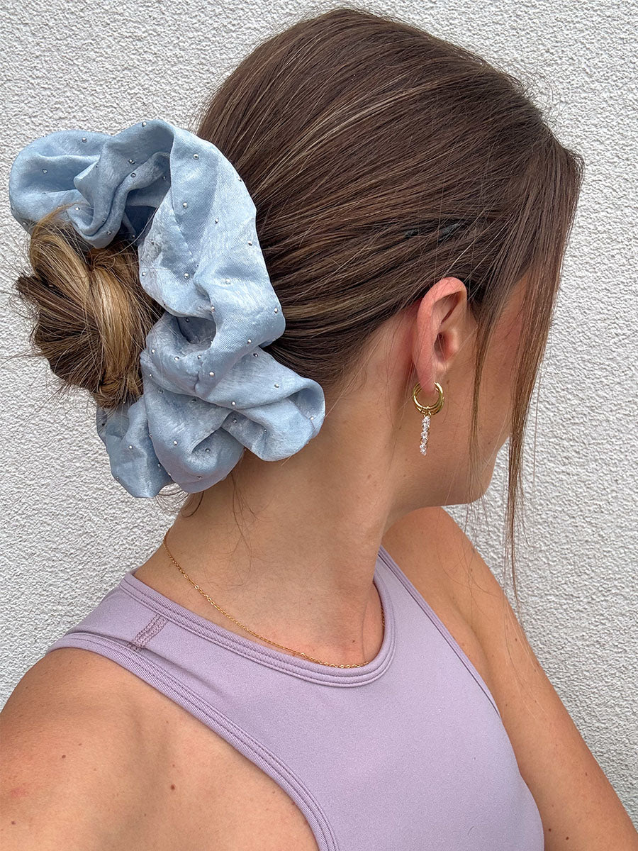Sparkling Joy Blue Scrunchie - Image 8