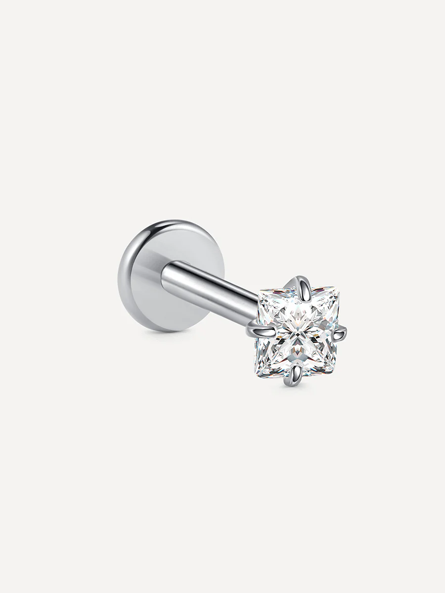 Square Spark Titan Piercing - Image 4
