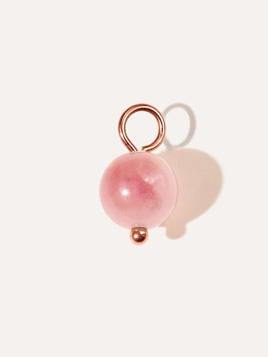 8,4mm Strawberry Pink Ohrring-Charm - Image 4