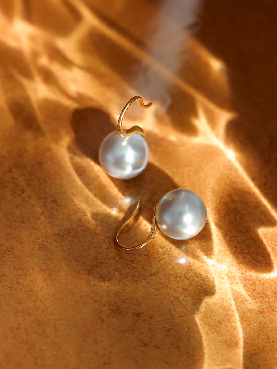 Sway Pearl Grey Ohrringe - Image 4