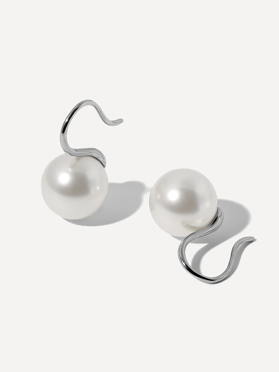 Sway Pearl White Ohrringe - Image 6