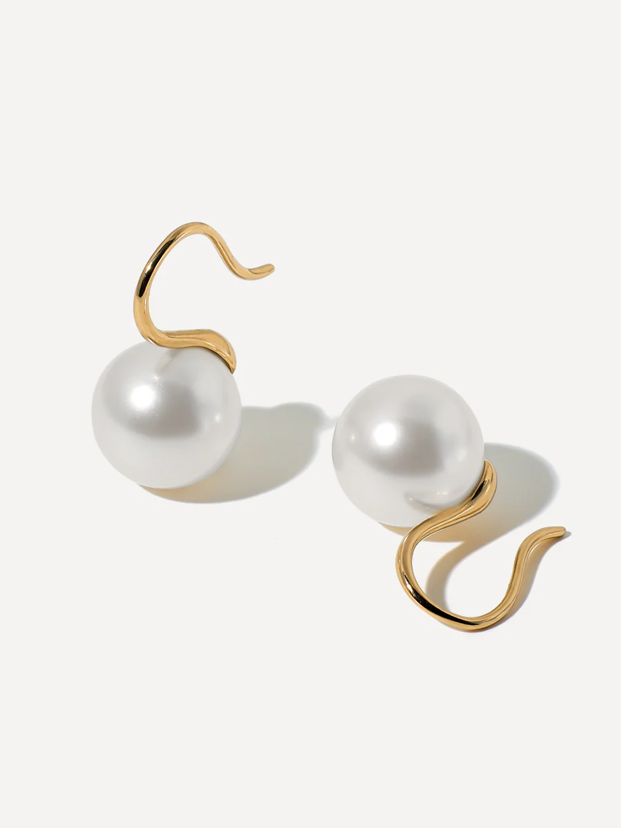 Sway Pearl White Ohrringe - Image 8