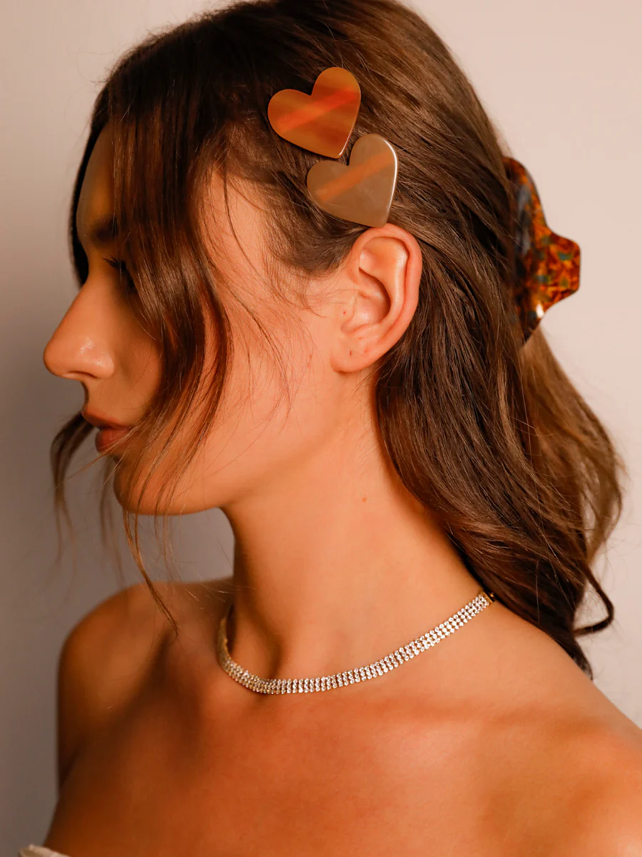 Sweet Heart Mixed Color Set Hairpin - Image 4