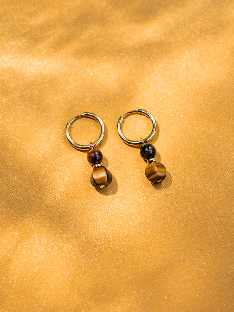 Tiger's Eye Ohrringe - Image 4