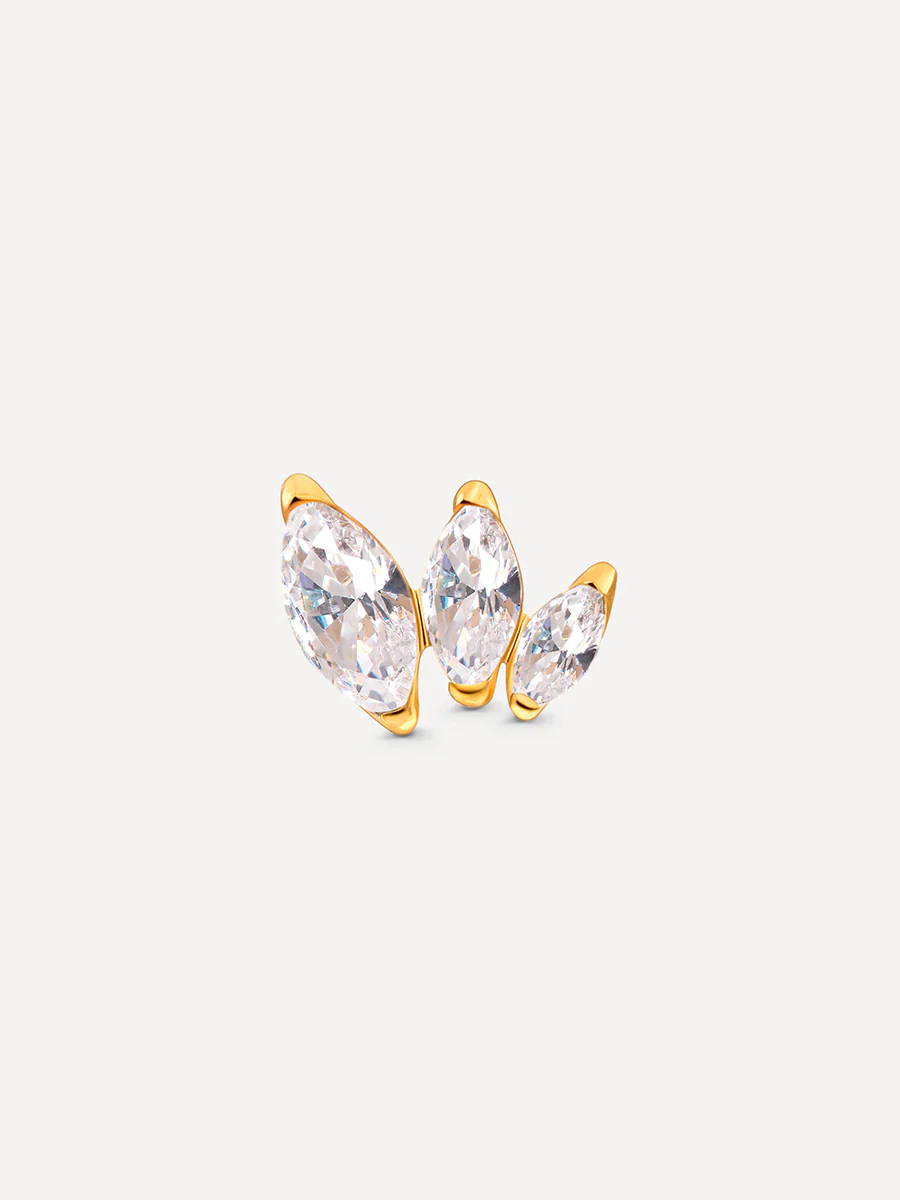 Triple Marquise Leaf Titan Piercing - Image 11