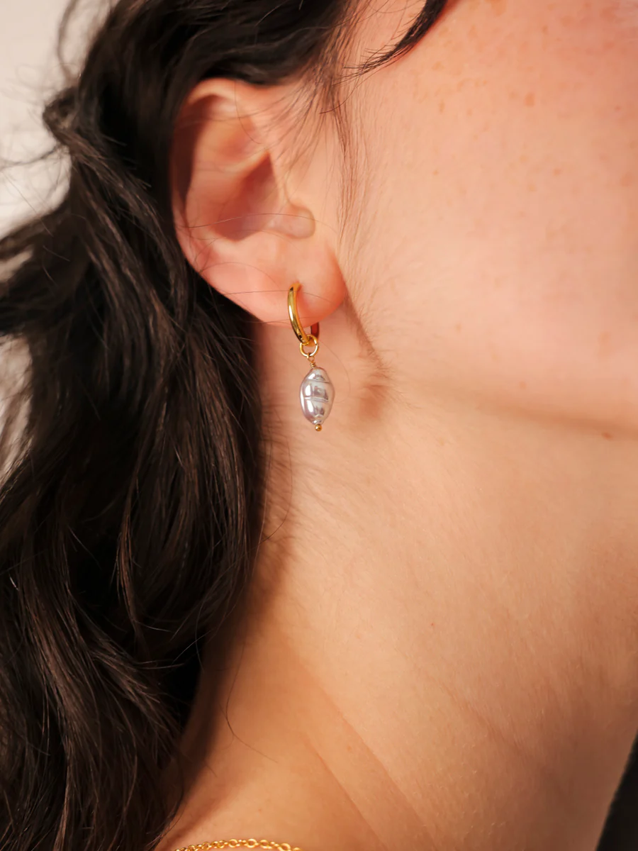 7,4x11,2mm Twilight Pearl Ohrring-Charm - Image 2