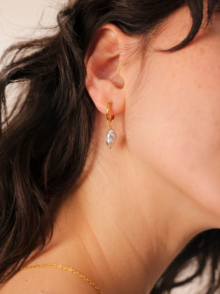 7,4x11,2mm Twilight Pearl Ohrring-Charm - Image 3