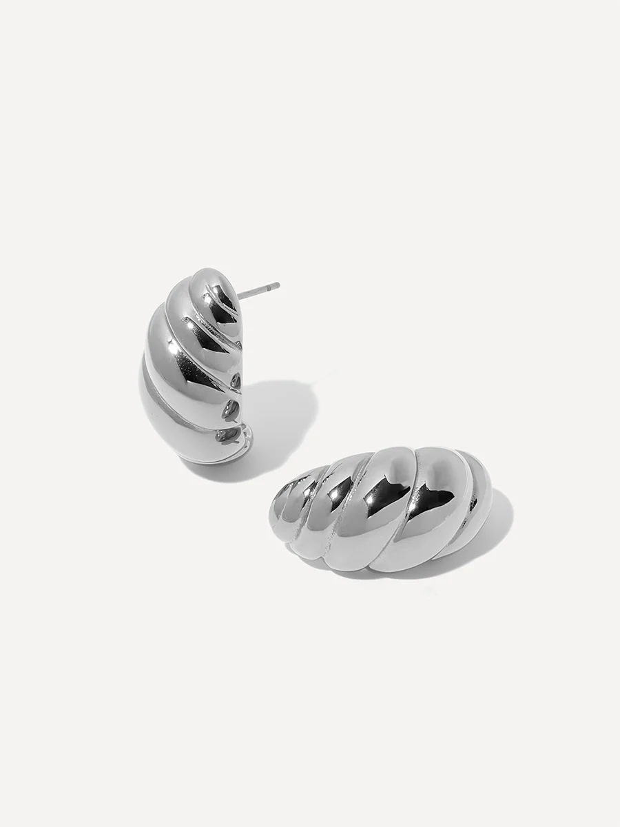 Twisted Croissant Ohrringe - Image 8