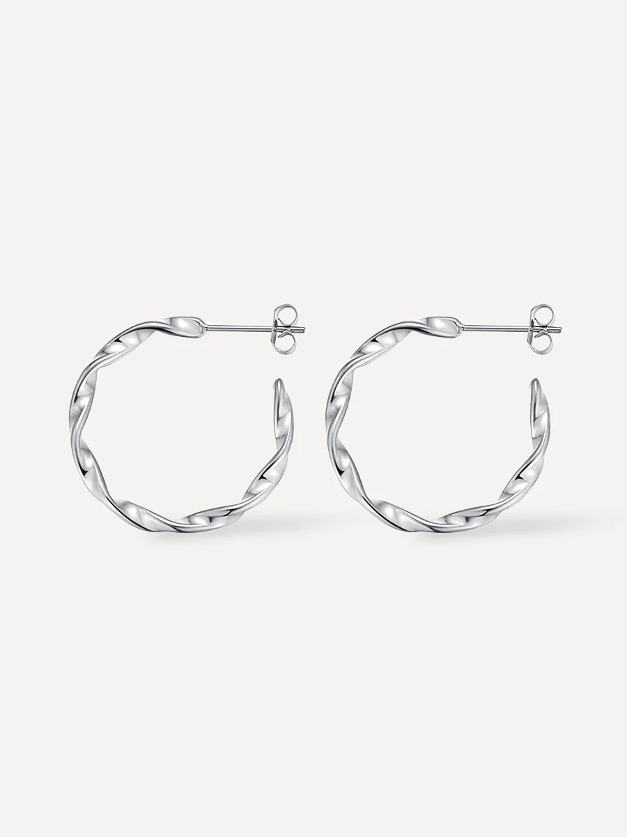 Twisted Hoop Ohrringe - Image 9