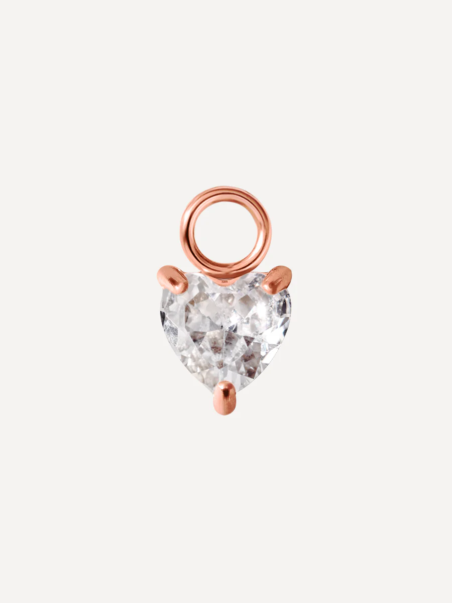 6,5x7,2mm Unique Love Ohrring-Charm - Image 3