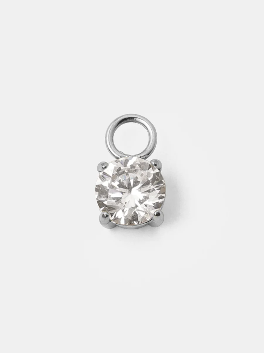 6mm Unique Sparkling Large Ohrring-Charm - Image 6