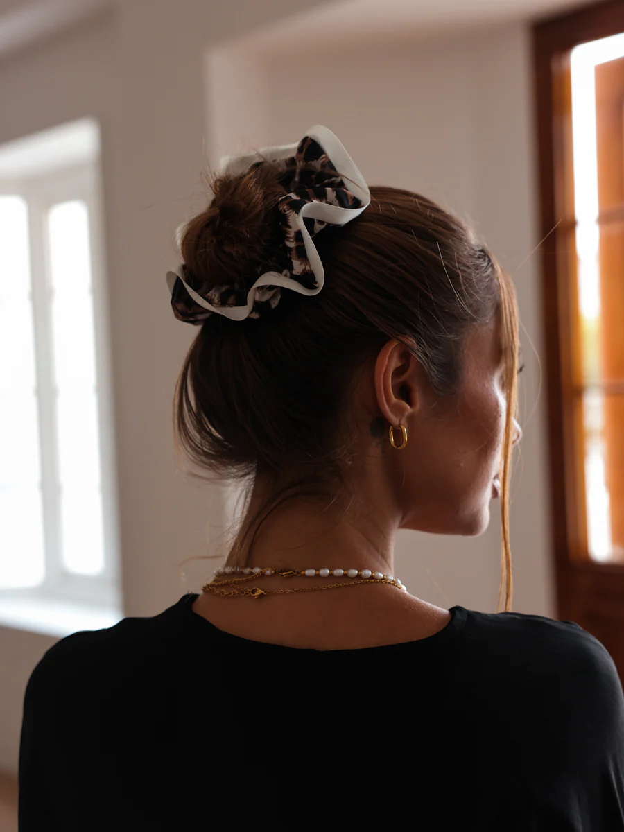 Urban Wild Leopard Scrunchie - Image 2