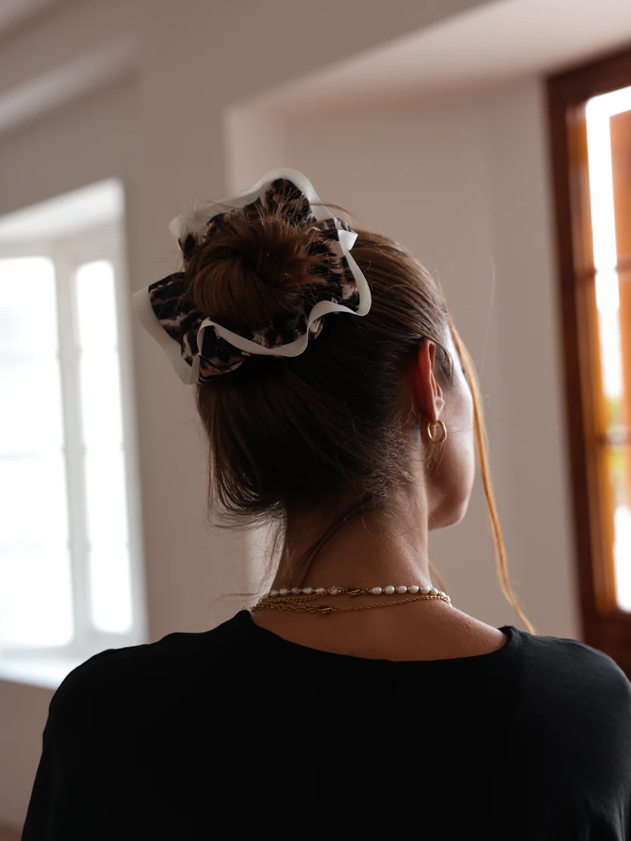 Urban Wild Leopard Scrunchie - Image 3