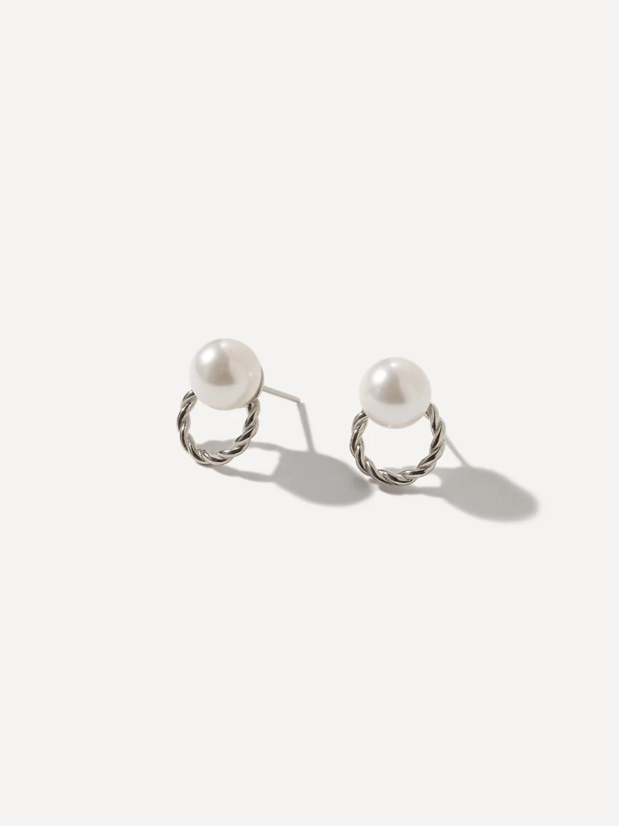 Vintage Wreath Pearl Ohrringe - Image 15