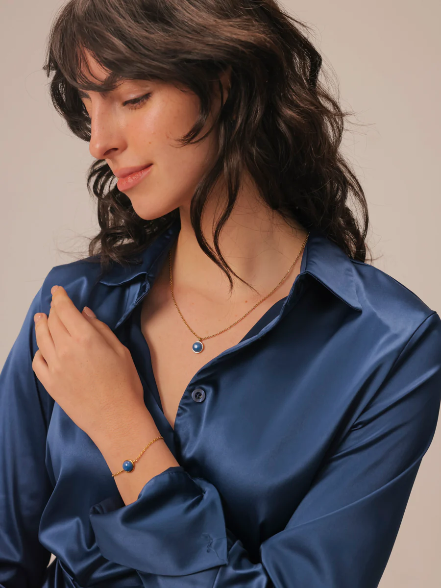 Wandering Wish Dark Blue Kette - Image 15