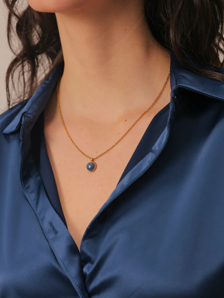 Wandering Wish Dark Blue Kette - Image 5