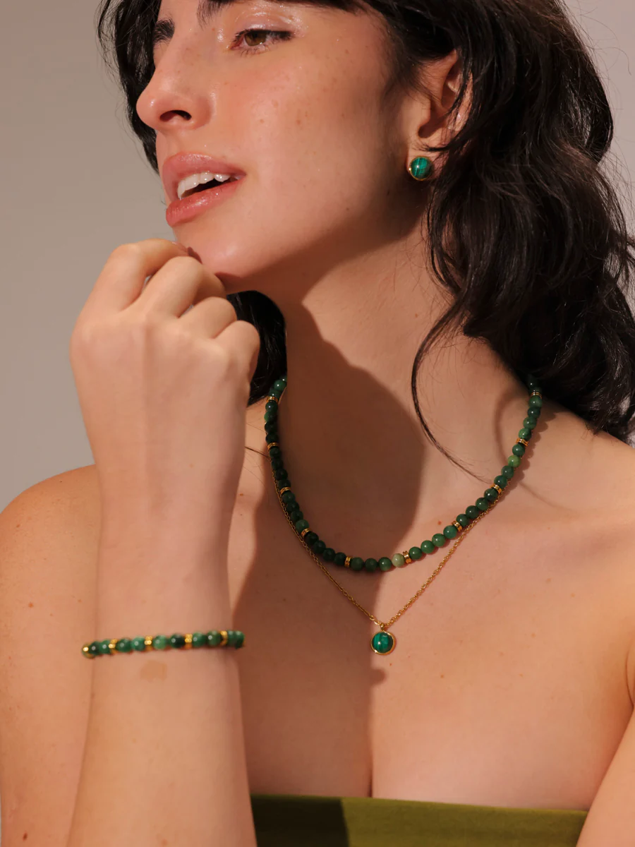 Wandering Wish Dark Green Ohrringe - Image 7