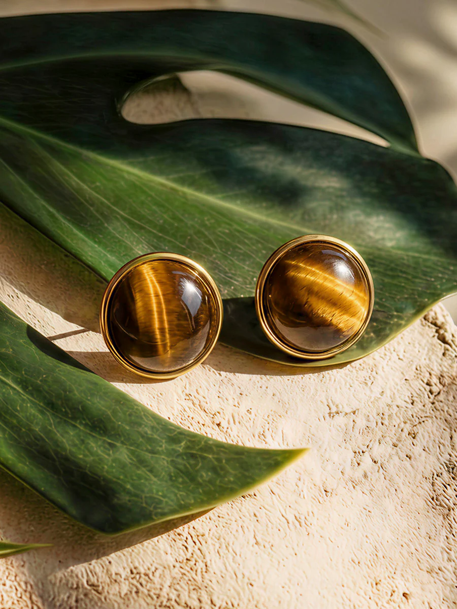Wandering Wish Tiger's Eye Ohrringe - Image 4