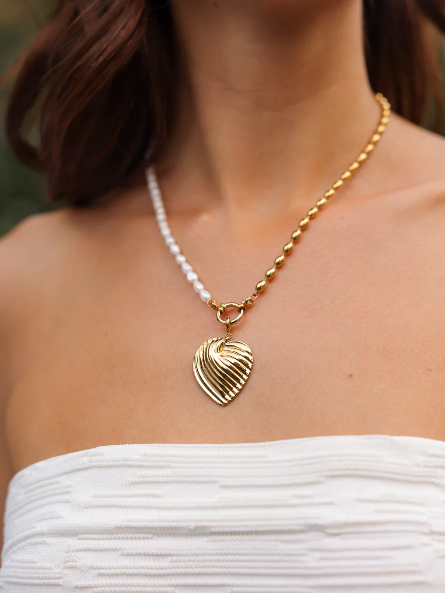 Wave Heart Ketten-Charm - Image 2