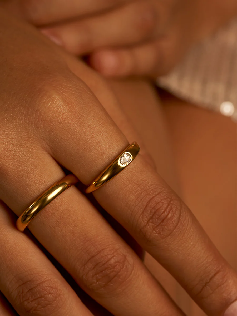 White Dome Ring - Image 4